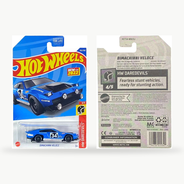Hot Wheels Dimachinni Veloce | Daredevils Series 4/5