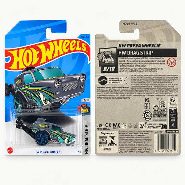 Hot Wheels Poppa Wheelie Drag Strip Series 8/10