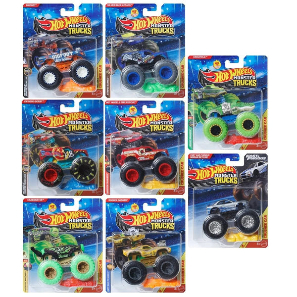 ToyShnip Hot Wheels Monster Trucks 1:64 Scale Vehicle 2026 - Select Vehicle(s) (5393) — Action Figure