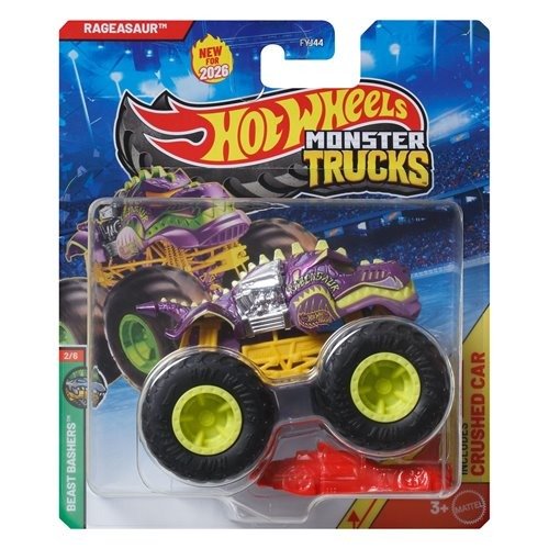 ToyShnip Hot Wheels Monster Trucks 1:64 Scale Vehicle 2026 - Select Vehicle(s) (5393) — Action Figure