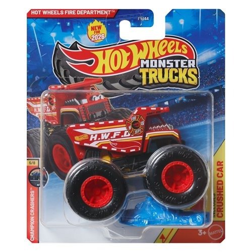 ToyShnip Hot Wheels Monster Trucks 1:64 Scale Vehicle 2026 - Select Vehicle(s) (5393) — Action Figure