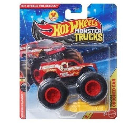 ToyShnip Hot Wheels Monster Trucks 1:64 Scale Vehicle 2026 - Select Vehicle(s) (5393) — Action Figure