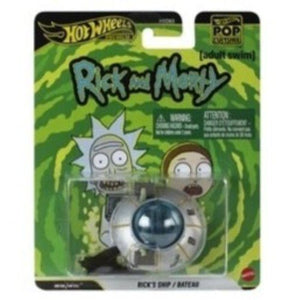 Hot Wheels Pop Culture 2026 - Select Vehicle(s) featuring Rick and Morty themed diecast ship model in vibrant packaging, perfect for collectors and STEM-focused enthusiasts. Built for Builders. Driven by Discovery. STEM • RC • Drones • Makers • Adventure.