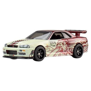Hot Wheels Pop Culture 2026 - Select Vehicle(s) diecast collectible car featuring detailed Japanese-inspired graphics and racing design, perfect for hobbyists and collectors.