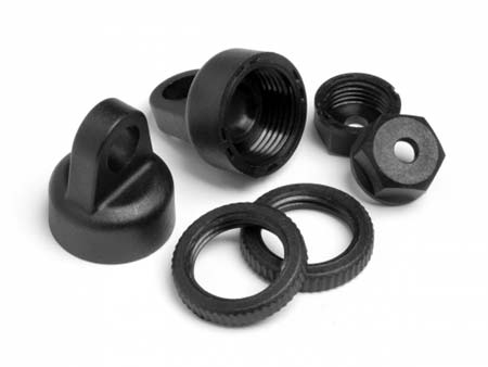 Shock Cap And Preload Collar Set - Blitz/Firestorm