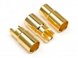HPI Racing 101953 Female Gold Connectors (6.0MM Dia) (3 Pieces)