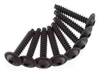 Hot Bodies 103673 Racing TP Flanged Screw M3x18mm Hex Socket (8) Vorza