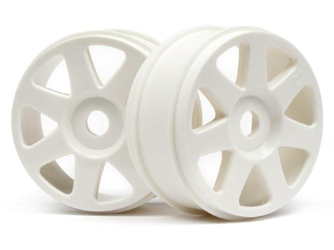 HPI 103678 V7 1/8 Wheel White, 42X83mm (2) Vorza Flux Trophy Buggy 3.5 /Flux