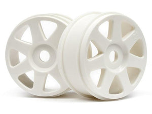 HPI 103678 V7 1/8 Wheel White, 42X83mm (2) Vorza Flux Trophy Buggy 3.5 /Flux