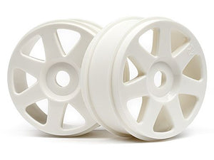 HPI Racing V7 1/8 Wheel White (42X83mm/2pcs)