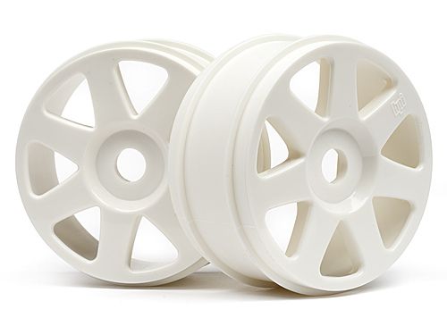 HPI Racing V7 1/8 Wheel White (42X83mm/2pcs)
