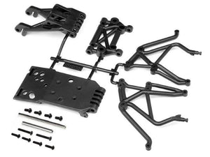 HPI Racing 106288 Rear Skid Plate Set Super 5SC Flux