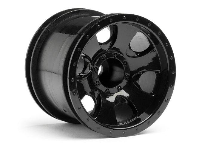 HPI 106724 Warlock 2.2" Wheels Black (2) E-Firestorm 10T Wheely King Savage XS