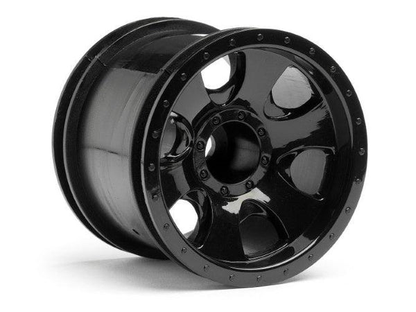 HPI 106724 Warlock 2.2" Wheels Black (2) E-Firestorm 10T Wheely King Savage XS