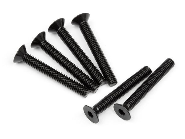 Flat Head Screw M4X30mm (Hex Socket/6pcs)