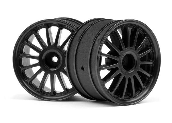 Hpi 107972 Black Tarmac Wheel 2.2" (2pieces) For WR8 2.2"(57mm) Tires