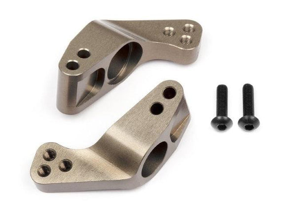 Hpi 108021 Aluminum Rear Hub Carrier Set (Hard Anodized /0 Degree) Bullet WR8