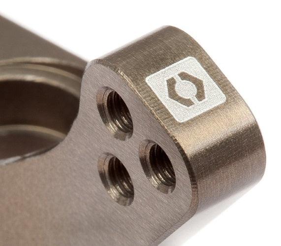 Hpi 108021 Aluminum Rear Hub Carrier Set (Hard Anodized /0 Degree) Bullet WR8