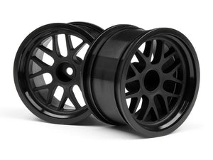 HPI Racing BBS Spoke Wheel 48X31mm Black (9mm Offset/2pcs)