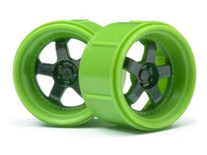 HPI Racing 112817 Work Meister S1 Wheel Green (4Pieces) Micro RS4