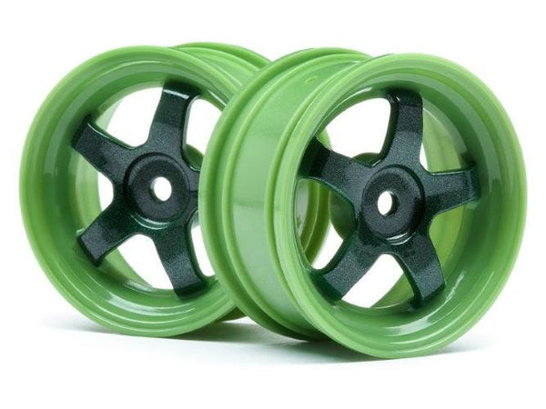 HPI Racing 113095 Work Meister S1 Wheels Green 26mm (0mm OS/2pcs) NITRO RS4 3