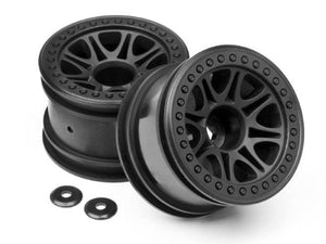 HPI Racing 113337 Split 8 Truck Wheel (2) Firestorm Crawler King Wheely King