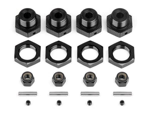 HPI 114341 Aluminum Wheel Hub Set 17mm (4) Black Savage X / Flux / XL / X SS