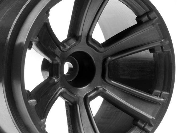 HPI Racing 115327 6-Shot MT Wheel Black (2pieces) Jumpshot MT Jumpshot ST