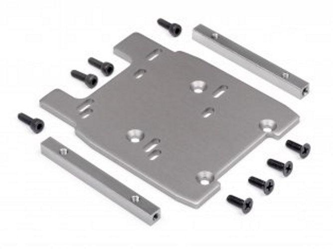 HPI Racing 115354 Motor Plate Gray 4mm Savage XL Flux