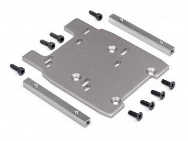 HPI Racing 115354 Motor Plate Gray 4mm Savage XL Flux