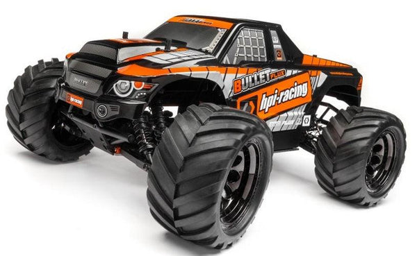 Hpi Racing 115515 Bullet MT Clear Body w/ Nitro/Flux Black Decals