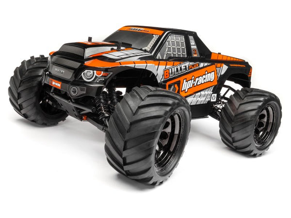 HPI Racing Bullet MT Clear Body W/ Nitro/Flux Decals