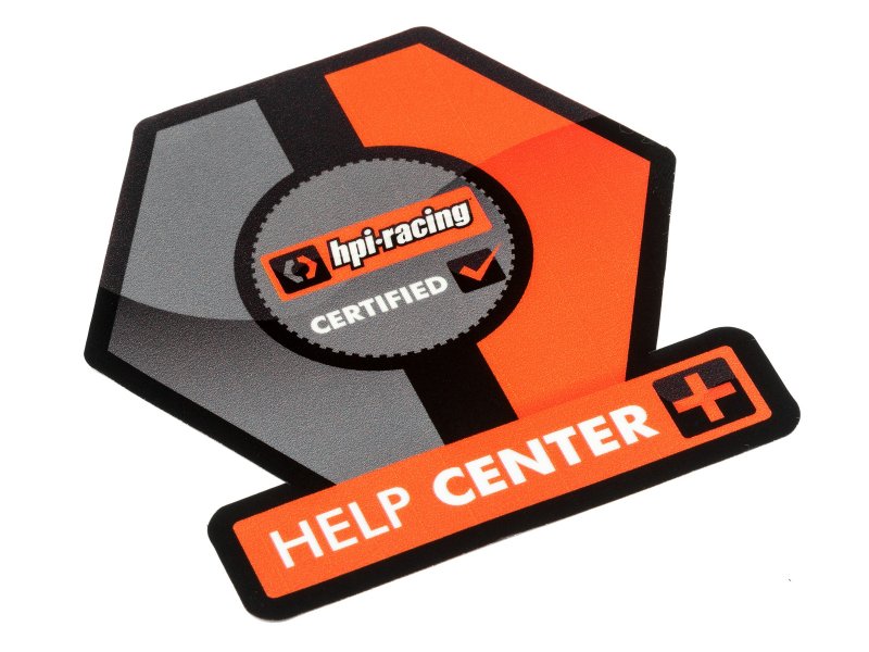 HPI Racing HPI Help Center Shop Window Sticker
