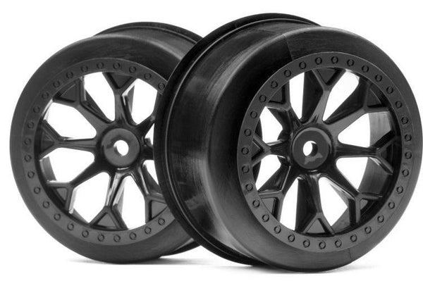 Hpi Racing 116521 8-Shot SC Wheel Black (2) Jumpshot SC Blitz Blitz Flux