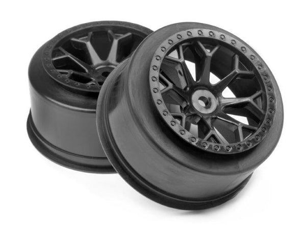 Hpi Racing 116521 8-Shot SC Wheel Black (2) Jumpshot SC Blitz Blitz Flux