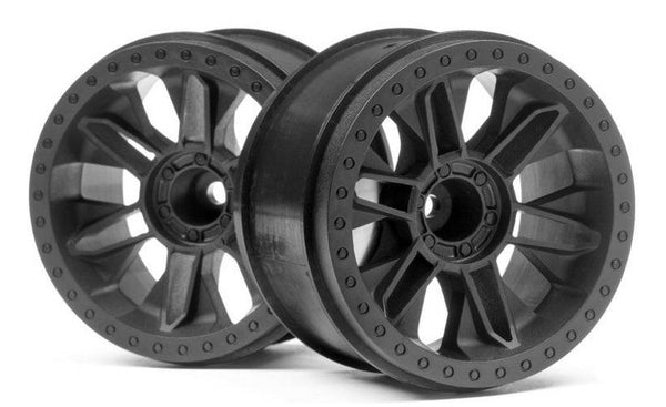 HPI Racing 116528 6-Shot Wheels Black (2pieces) Jumpshot ST