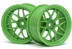 Hpi Racing 116531 Tech 7 Wheel Green 52X26X+6mm Offset (2) RS4 Sport 3