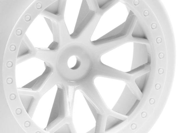 Hpi Racing 116741 8-Shot Wheel White (2) Jumpshot Sc Blitz Blit Flux