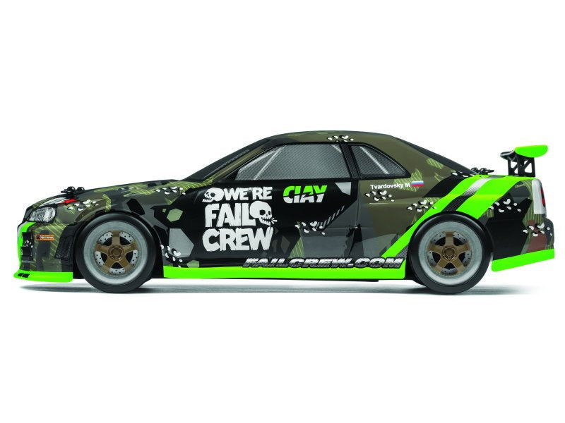Hpi 120166 Fail Crew Nissan Skyline R34 GT-R Painted Body 150mm Micro RS4