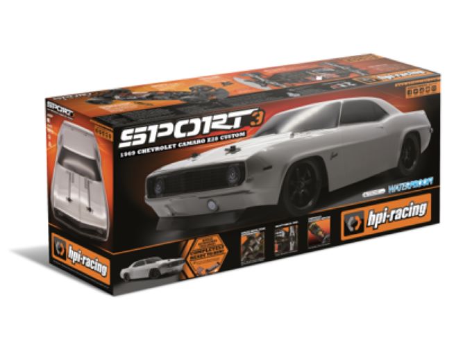 HPI Racing RS4 Sport 3 1969 Chevrolet Camaro Z28 Custom, RTR, 4WD