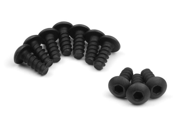 HPI Racing TP. Button Head Screw M4x10mm (Hex Socket/10pcs)
