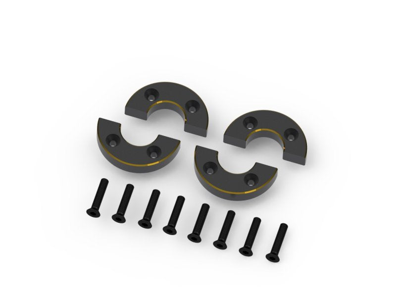 Steering Block Weight Set (Brass / 4pcs), for Venture18