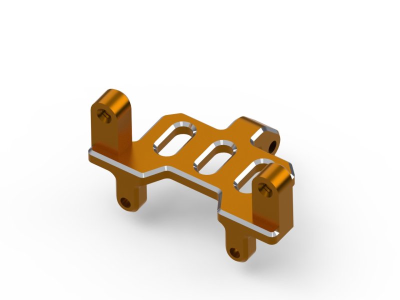 HPI Racing Aluminum Steering Servo Mount (Orange), for Venture18