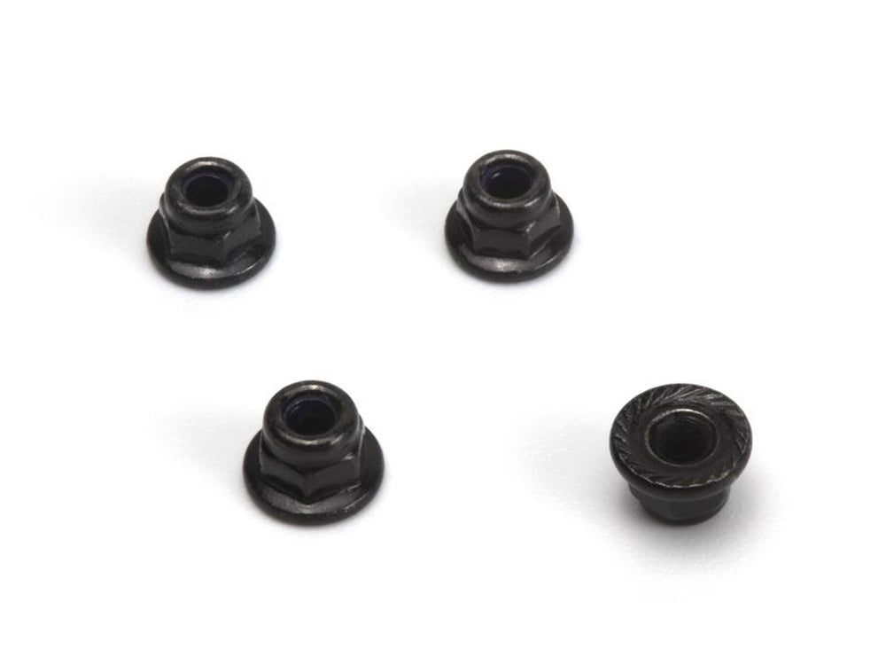Flange Lock Nut M2.5 (Silver/4pcs)