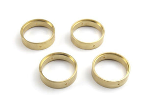 Wheel Weight Set 1.3in (Brass / 4pcs), Fits Venture18 CC