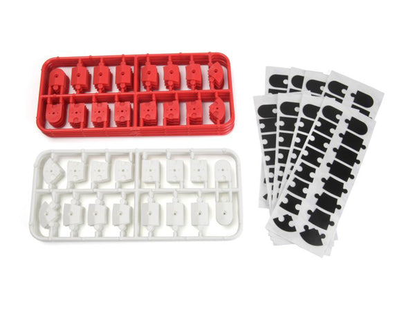 HPI Racing nana-TTR Curb Set - Red and White