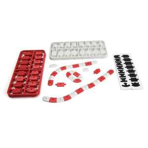 HPI Racing nana-TTR Curb Set - Red and White