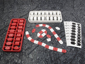 HPI Racing nana-TTR Curb Set - Red and White