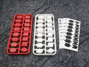 HPI Racing nana-TTR Curb Set - Red and White