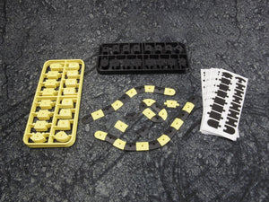 HPI Racing nano-TTR Curb Set - Black and Yellow